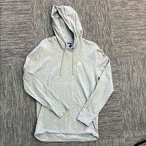 Nike Gray Pullover Hoodie Sweatshirt